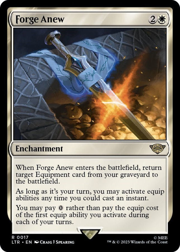 Forge Anew [LTR - 17] - Cartes Sportives Rive Sud