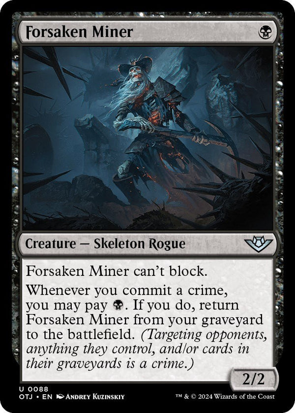 Forsaken Miner [OTJ - 88] - Cartes Sportives Rive Sud