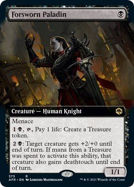 Forsworn Paladin (Extended Art) [AFR - 375] - Cartes Sportives Rive Sud