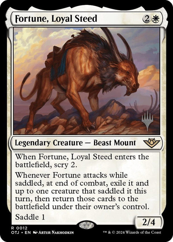 Fortune, Loyal Steed [PPOTJ - 12] - Cartes Sportives Rive Sud