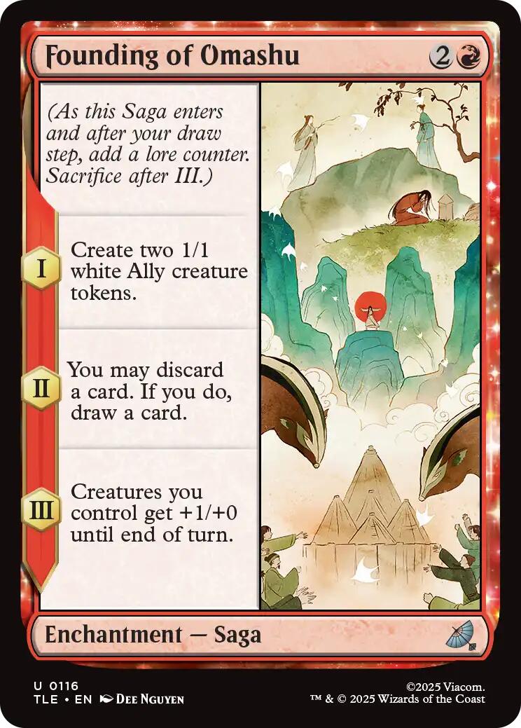 Founding of Omashu [TLE - 116] - Cartes Sportives Rive Sud