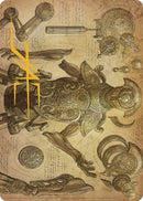 Foundry Inspector Art Card (Gold - Stamped Signature) [ASBRO - 59] - Cartes Sportives Rive Sud