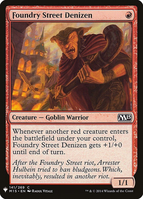 Foundry Street Denizen [LIST - 141] - Cartes Sportives Rive Sud