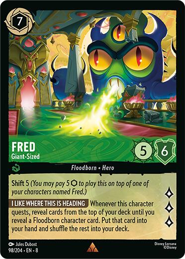 Fred - Giant - Sized [8 - 98/204] - Cartes Sportives Rive Sud