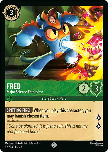 Fred - Major Science Enthusiast [8 - 92/204] - Cartes Sportives Rive Sud