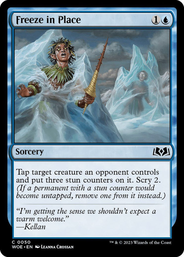 Freeze in Place [WOE - 50] - Cartes Sportives Rive Sud