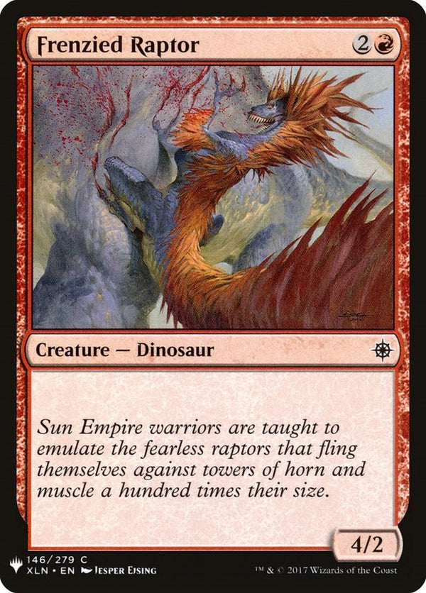 Frenzied Raptor [LIST - 146] - Cartes Sportives Rive Sud