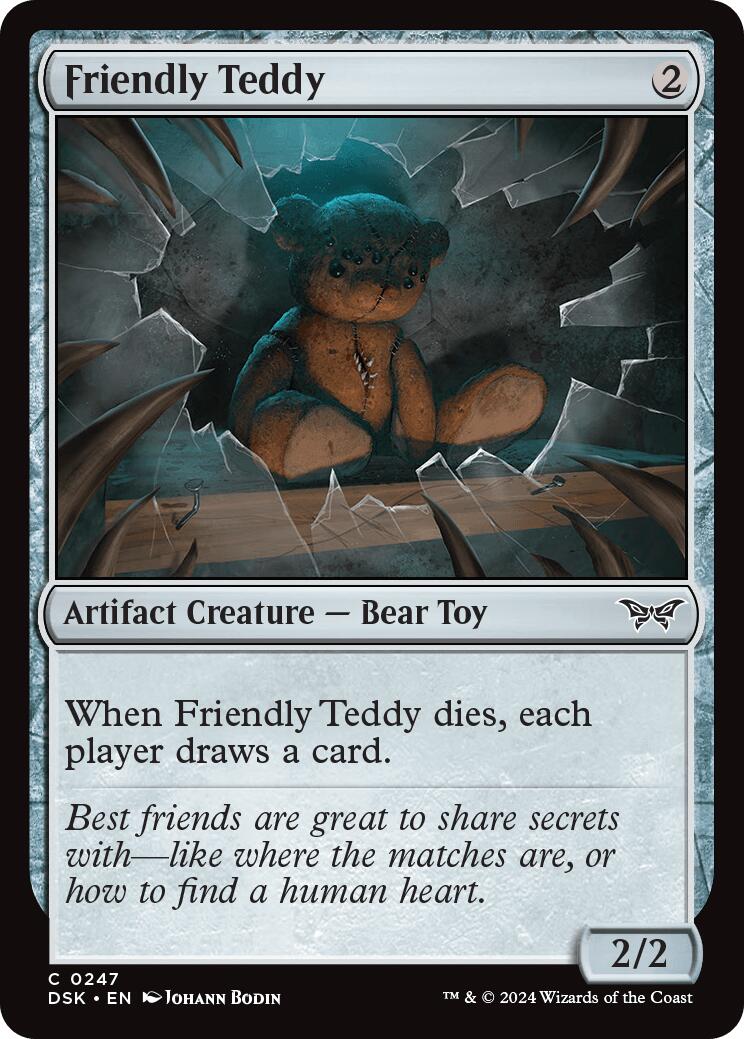 Friendly Teddy [DSK - 247] - Cartes Sportives Rive Sud
