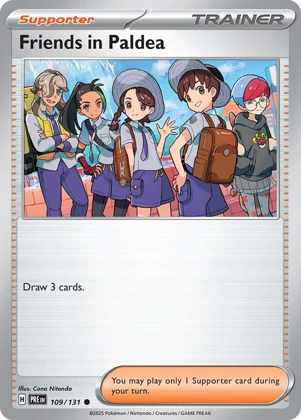 Friends in Paldea - 109/131 [PRE - 109/131] - Cartes Sportives Rive Sud