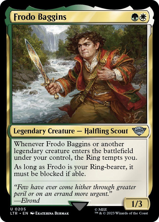 Frodo Baggins [LTR - 205] - Cartes Sportives Rive Sud
