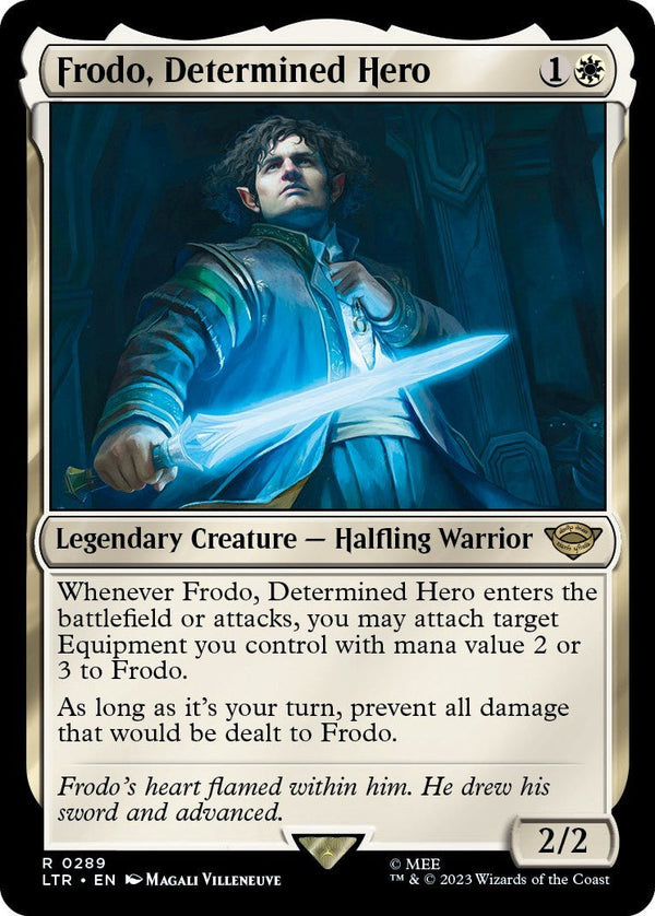 Frodo, Determined Hero [LTR - 289] - Cartes Sportives Rive Sud