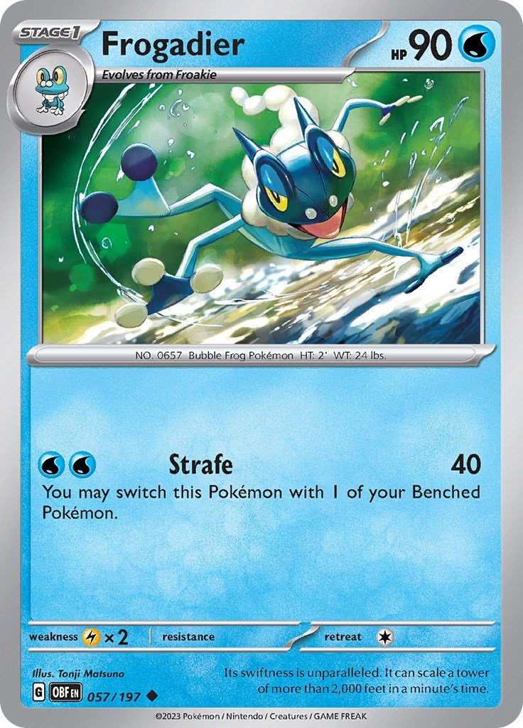 Frogadier [OBF - 057/197] - Cartes Sportives Rive Sud
