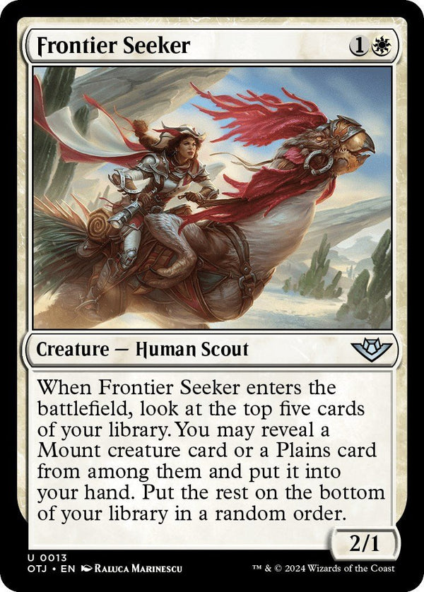 Frontier Seeker [OTJ - 13] - Cartes Sportives Rive Sud
