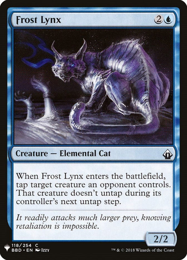 Frost Lynx [LIST - 118] - Cartes Sportives Rive Sud
