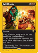 Full Throttle (First - Place Foil) [DFT - 460] - Cartes Sportives Rive Sud