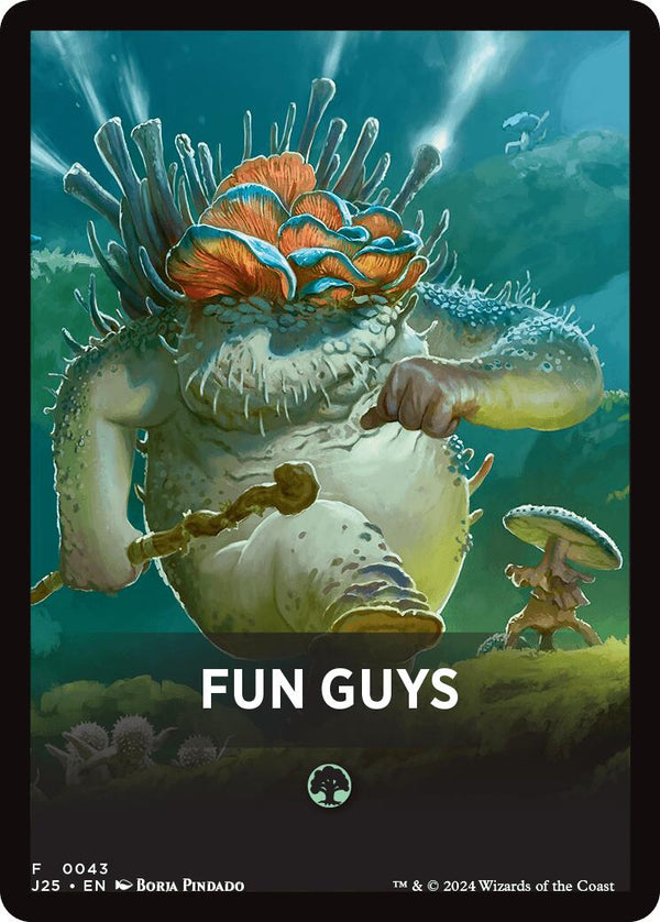 Fun Guys Theme Card [J25 - 43] - Cartes Sportives Rive Sud