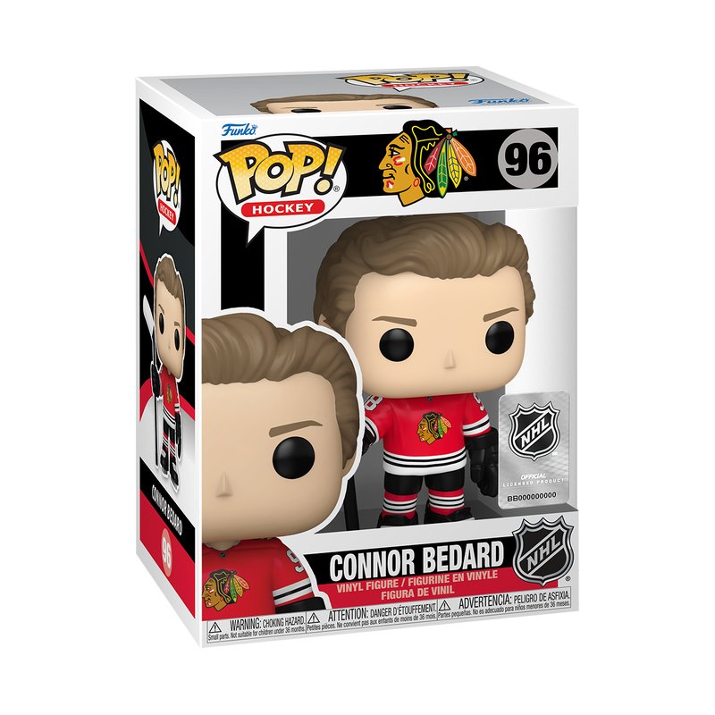 Funko Pop Connor Bedard 96 - Cartes Sportives Rive Sud