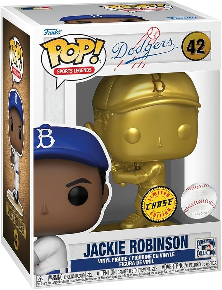 Funko Pop Jackie Robinson 42 - Chase - Cartes Sportives Rive Sud