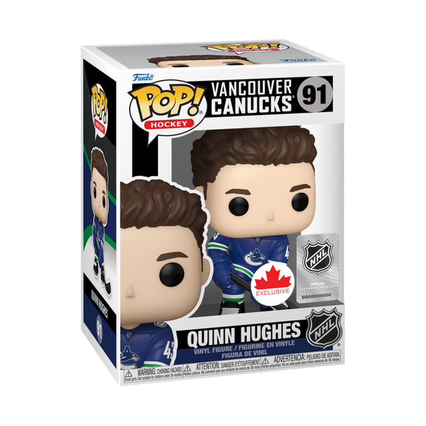 Funko Pop Quinn Hughes 91 - Cartes Sportives Rive Sud