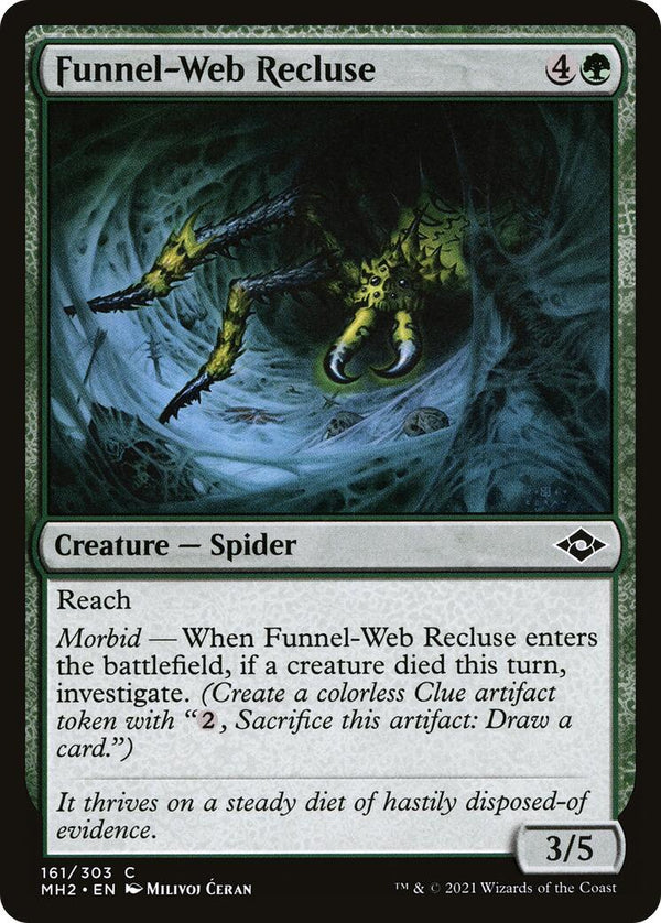 Funnel - Web Recluse [MH2 - 161] - Cartes Sportives Rive Sud