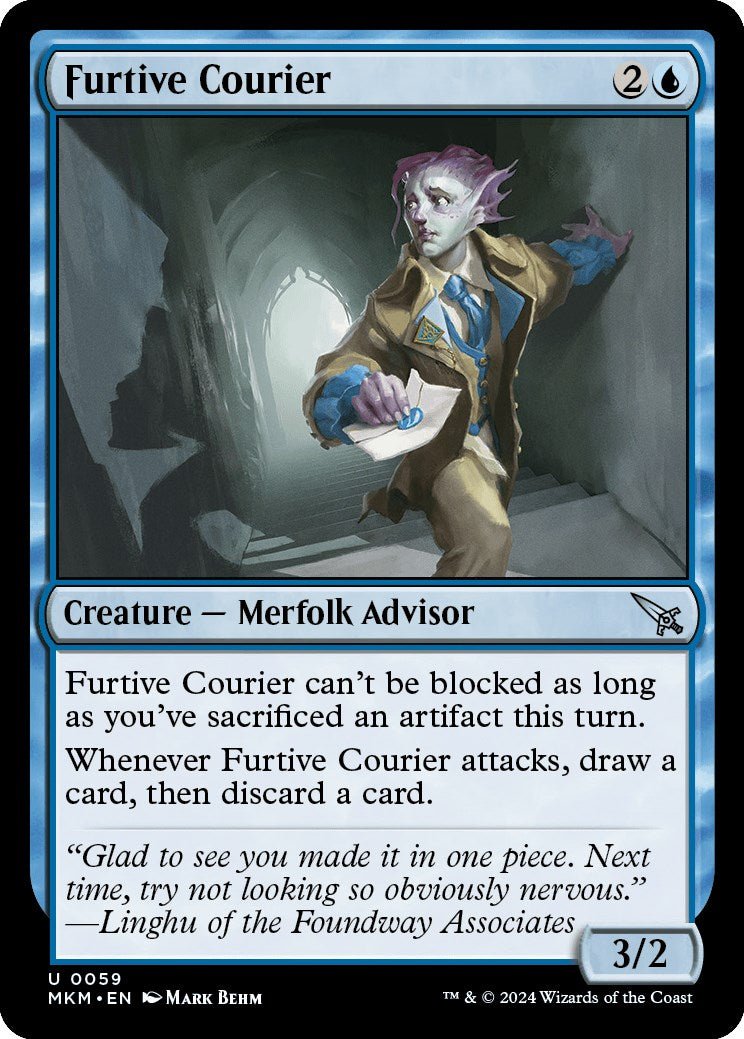 Furtive Courier [MKM - 59] - Cartes Sportives Rive Sud