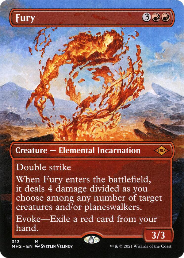 Fury (Borderless) [MH2 - 313] - Cartes Sportives Rive Sud