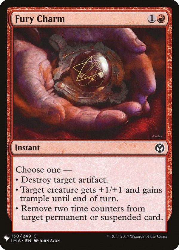 Fury Charm [LIST - 130] - Cartes Sportives Rive Sud