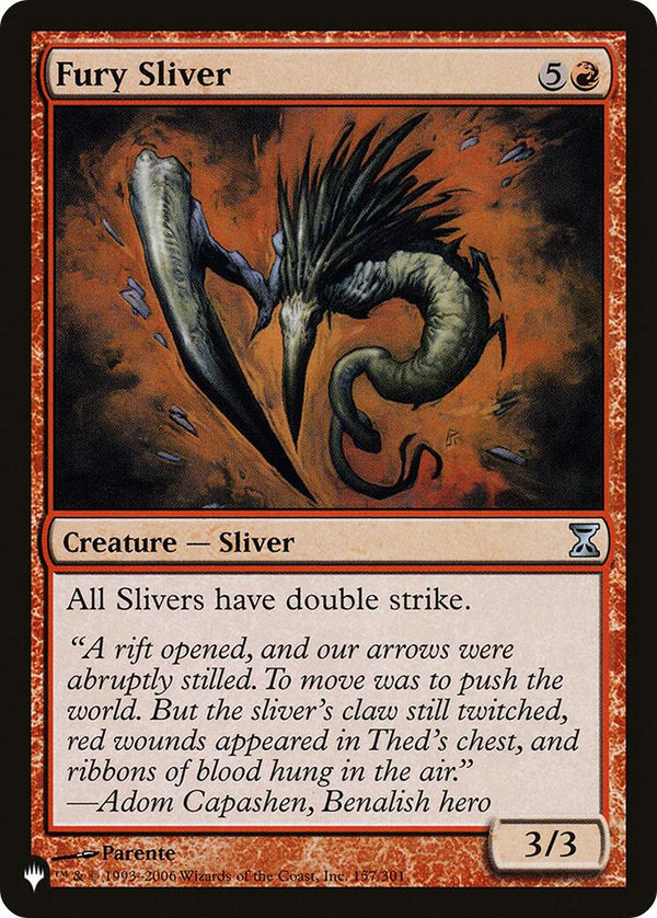 Fury Sliver [LIST - 157/301] - Cartes Sportives Rive Sud