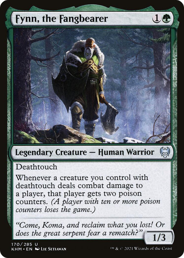 Fynn, the Fangbearer [KHM - 170] - Cartes Sportives Rive Sud