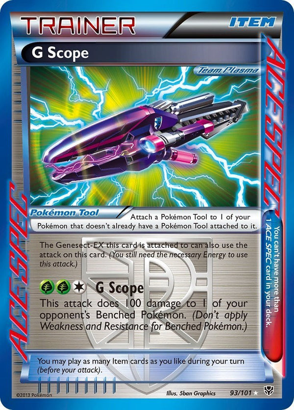 G Scope (Team Plasma) [PLB - 93/101] - Cartes Sportives Rive Sud
