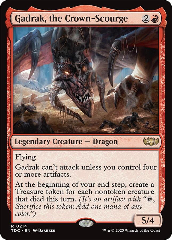 Gadrak, the Crown - Scourge [TDC - 214] - Cartes Sportives Rive Sud