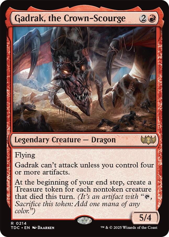 Gadrak, the Crown - Scourge [TDC - 214] - Cartes Sportives Rive Sud
