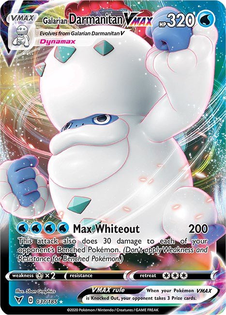 Galarian Darmanitan VMAX [SWSH04 - 037/185] - Cartes Sportives Rive Sud