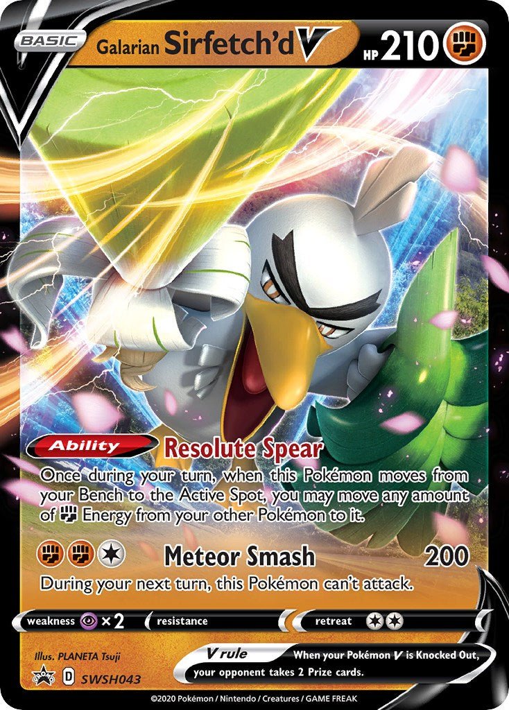 Galarian Sirfetch'd V - SWSH043 [SWSD - SWSH043] - Cartes Sportives Rive Sud