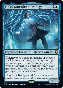 Gale, Waterdeep Prodigy [CLB - 72] - Cartes Sportives Rive Sud