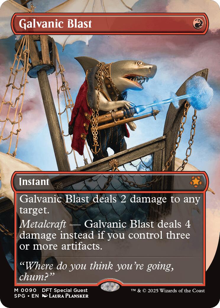 Galvanic Blast (Borderless) [SPG - 90] - Cartes Sportives Rive Sud
