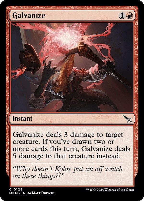 Galvanize [MKM - 128] - Cartes Sportives Rive Sud