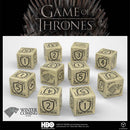 Game of Thrones Stark 10xD6 Dice Set (Pre - Order) - Cartes Sportives Rive Sud
