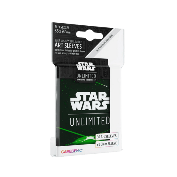 GameGenic Star Wars Unlimited Art Sleeves Card Back Green - Cartes Sportives Rive Sud