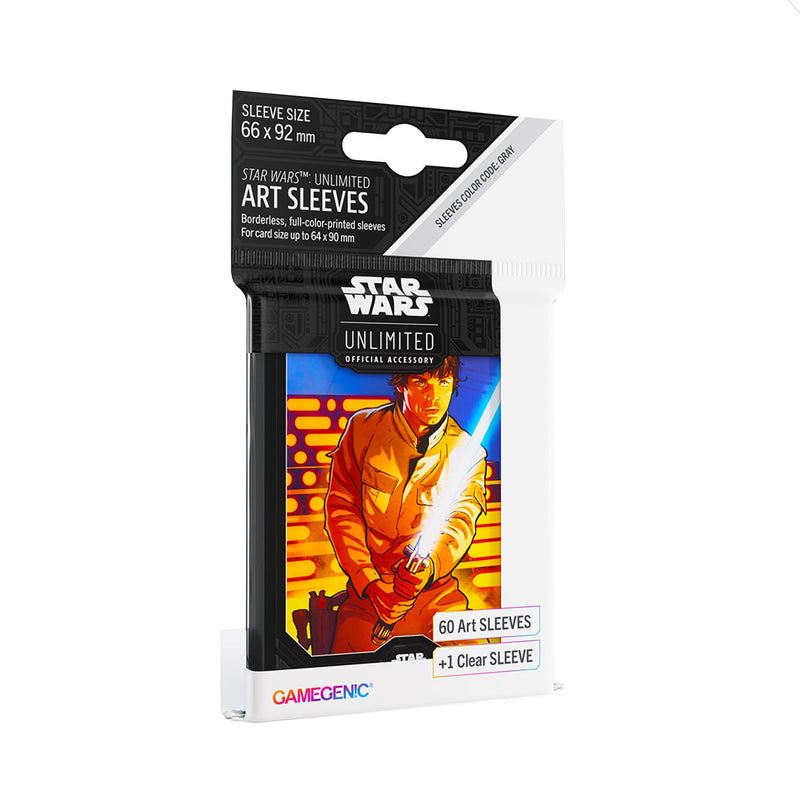 GameGenic Star Wars Unlimited Art Sleeves Luke Skywalker - Cartes Sportives Rive Sud