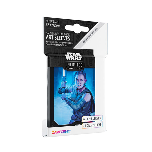 GameGenic Star Wars Unlimited Art Sleeves Rey - Cartes Sportives Rive Sud