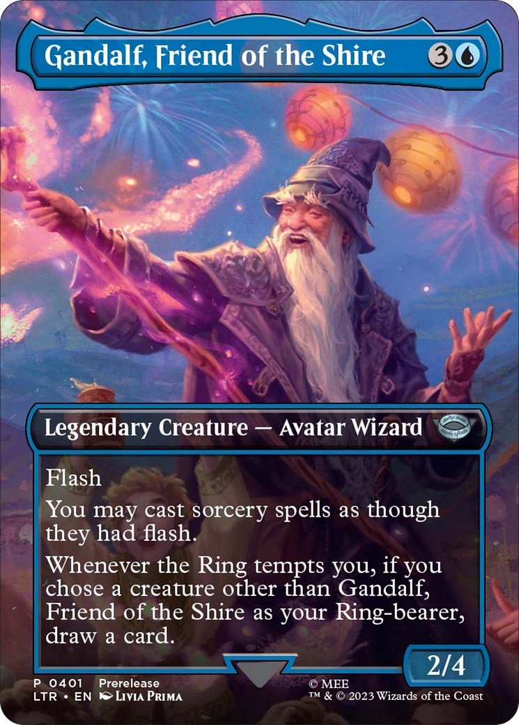 Gandalf, Friend of the Shire (Borderless) [LTR - 401] - Cartes Sportives Rive Sud