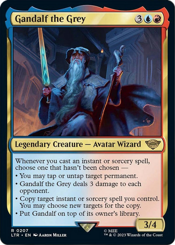Gandalf the Grey [LTR - 207] - Cartes Sportives Rive Sud