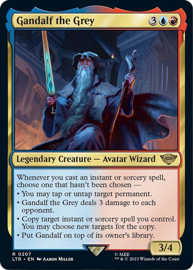 Gandalf the Grey [LTR - 207] - Cartes Sportives Rive Sud