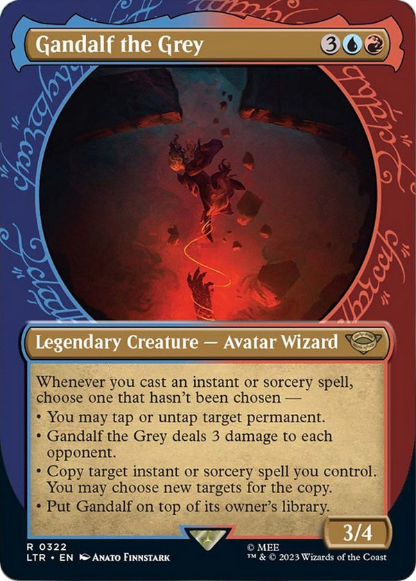 Gandalf the Grey (Showcase) [LTR - 322] - Cartes Sportives Rive Sud