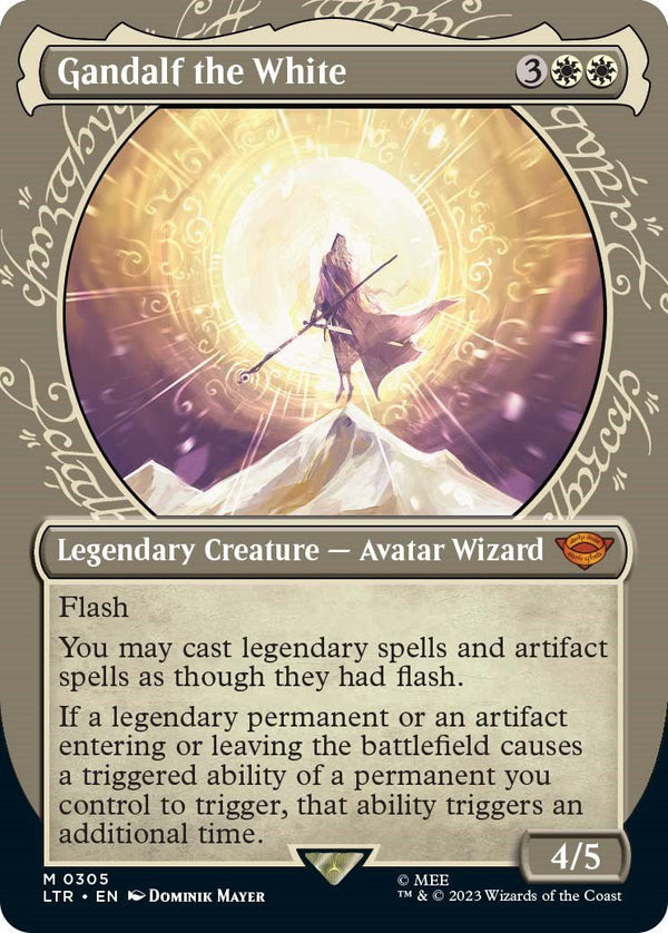 Gandalf the White (Showcase) [LTR - 305] - Cartes Sportives Rive Sud