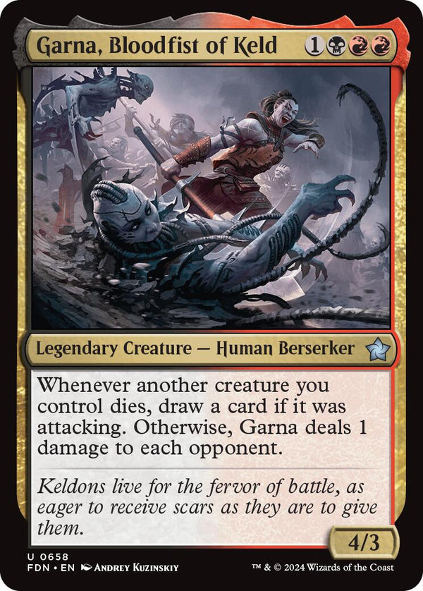 Garna, Bloodfist of Keld [FDN - 658] - Cartes Sportives Rive Sud
