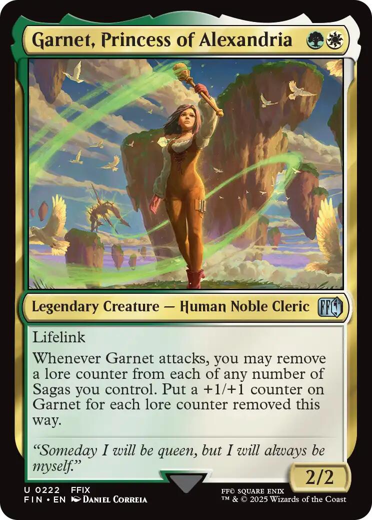 Garnet, Princess of Alexandria [FIN - 222] - Cartes Sportives Rive Sud