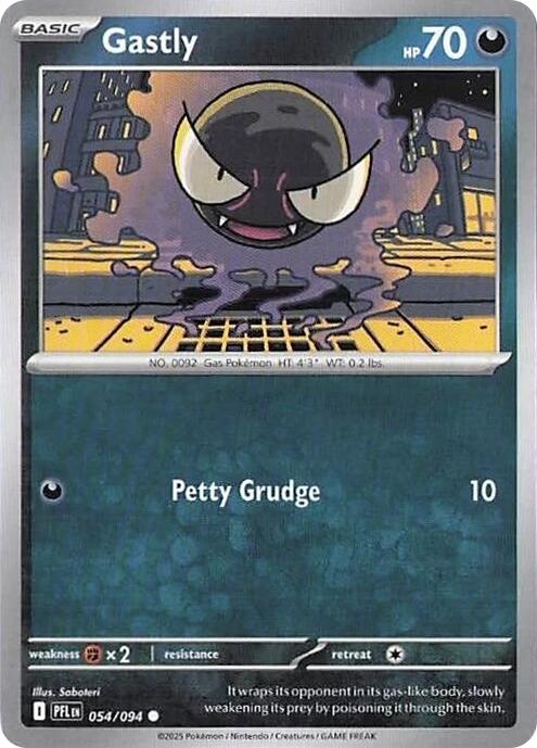 Gastly [PFL - 054/094] - Cartes Sportives Rive Sud