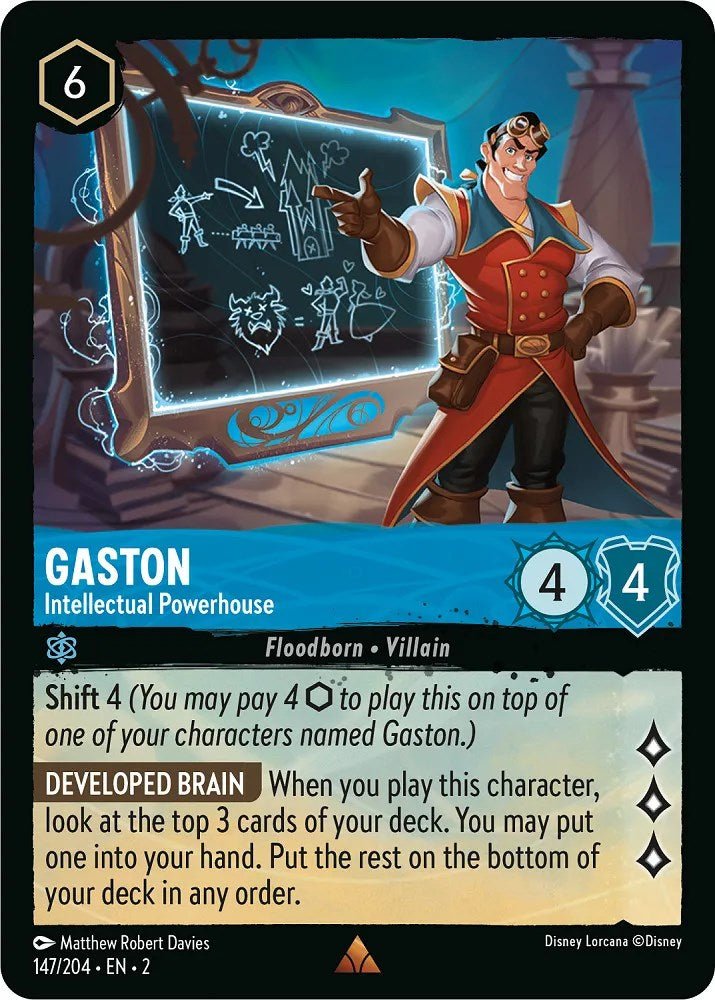 Gaston - Intellectual Powerhouse [2 - 147/204] - Cartes Sportives Rive Sud